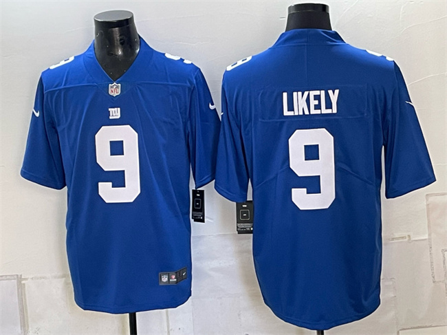 Men's New York Giants #9 Isaiah Likely Blue Vapor Untouchable Limited Stitched Jersey